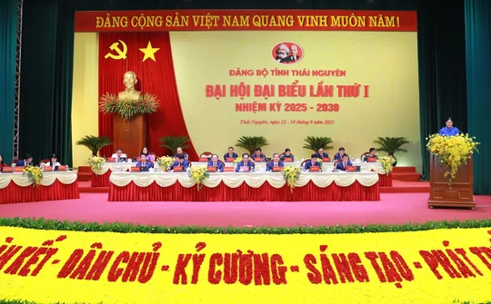 Thái Nguyên hoàn tất phiên trù bị, sẵn sàng cho Đại hội Đảng bộ tỉnh lần thứ I, nhiệm kỳ 2025–2030
