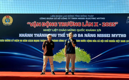 Không gian thể thao đa năng cho công nhân, người lao động tại Đồng Tháp