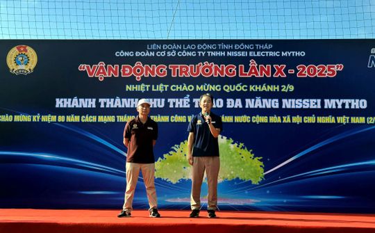 Không gian thể thao đa năng cho công nhân, người lao động tại Đồng Tháp