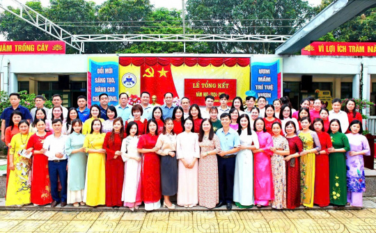 Trường Tiểu học Quảng Cư: Quyết tâm đẩy mạnh phong trào thi đua Dạy tốt - Học tốt