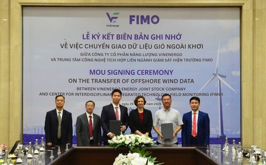 VinEnergo và FIMO ký kết hợp tác chuyển giao dữ liệu đo gió đầu tiên ở Việt Nam