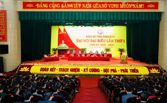 Đại hội Đảng bộ tỉnh Ninh Bình lần thứ I: 500 đại biểu tham dự phiên trù bị