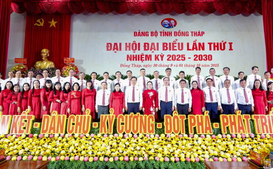 Đại hội Đảng bộ tỉnh Đồng Tháp nhiệm kỳ mới với khát vọng vươn mình