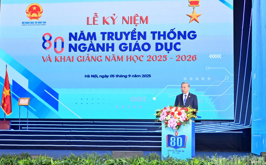 Tổng Bí thư Tô Lâm: Giáo dục là động lực then chốt của phát triển đất nước, của tương lai dân tộc
