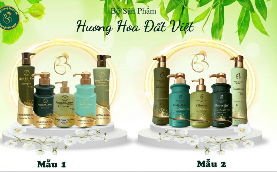 Bộ sản phẩm Hương hoa Đất Việt - Tầm cao mỹ phẩm đông y của người Việt