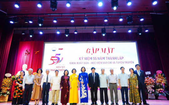 Kỷ niệm 55 năm thành lập Khoa Xuất bản – Học viện Báo chí và tuyên truyền (1967 - 2022)