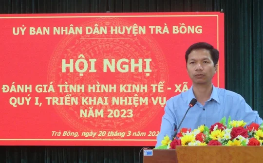 Trà Bồng: Tình hình kinh tế - xã hội Quý I/2023 tiếp tục được duy trì ổn định