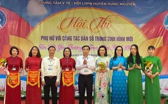 Nghệ An: Hội thi "Phụ nữ với công tác dân số trong thời kỳ mới"