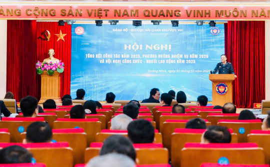 Hải quan khu vực VIII tổng kết năm 2025, triển khai nhiệm vụ 2026