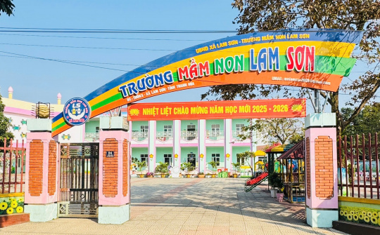 Trường Mầm non Lam Sơn: Lấy trẻ làm trung tâm trong mỗi hoạt động giáo dục