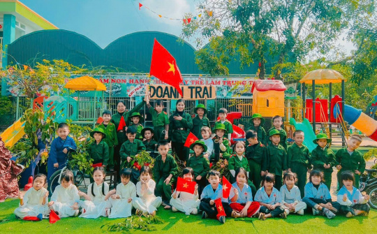 Trường Mầm non Quảng Chính: Chung tay chăm sóc, giáo dục trẻ toàn diện