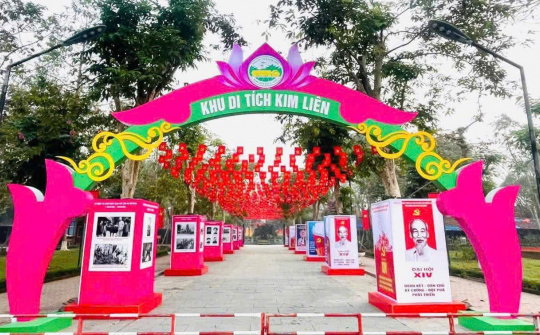 Nghệ An rực rỡ cờ hoa hướng về Đại hội đại biểu lần thứ XIV của Đảng