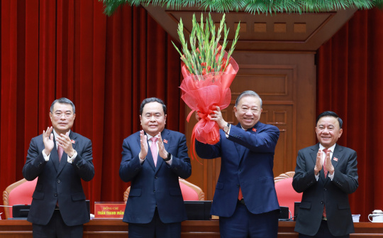 Đồng chí Tô Lâm giữ chức Tổng Bí thư Ban Chấp hành Trung ương Đảng khóa XIV