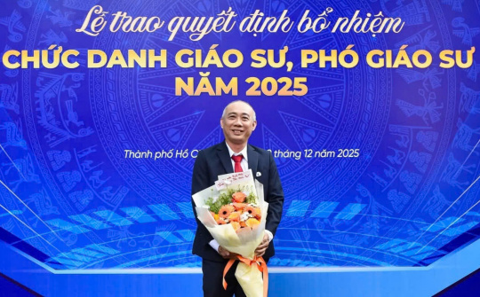 GS.TS, GVCC, NGƯT. Ngô Đại Nghiệp: Hạnh phúc cống hiến với nghề giáo