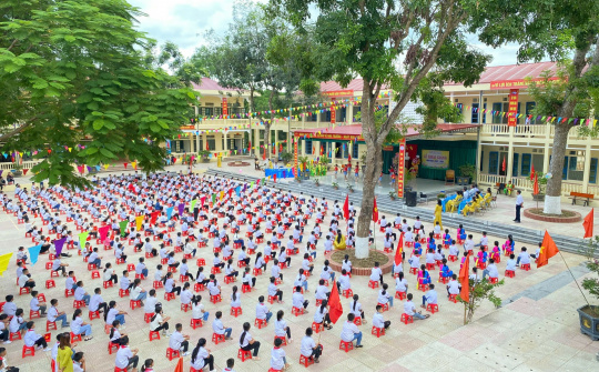 Từ vùng trũng vươn lên: Câu chuyện Học đường ở Trường Tiểu học Cẩm Tân