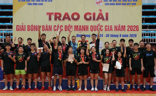 Bóng bàn CAND - T&T: Khi sức mạnh tập thể tạo nên những nhà vô địch