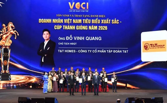 Phó Chủ tịch T&T Group Đỗ Vinh Quang được vinh danh Doanh nhân Việt Nam tiêu biểu - Cúp Thánh Gióng 2026
