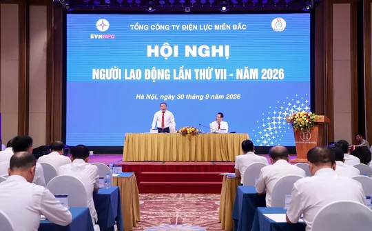 EVNNPC: Hội nghị đại biểu Người lao động lần thứ VII năm 2026