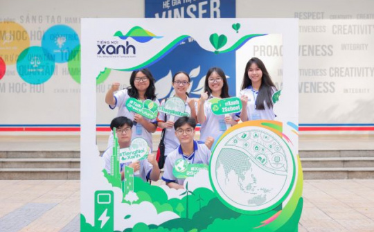 Ngôi trường miền Tây ghi dấu ấn tại cuộc thi Tiếng nói Xanh