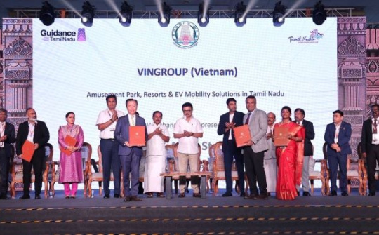 Vingroup ký kết MOU với bang Tamil Nadu, củng cố hệ sinh thái đa ngành tại Ân Độ