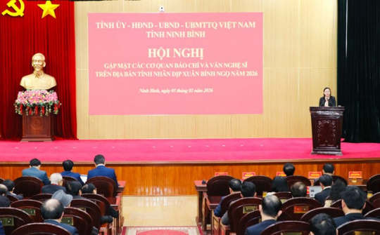 Ninh Bình: Gặp mặt các cơ quan báo chí và văn nghệ sĩ trên địa bàn tỉnh