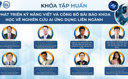 Giáo sư Hàn – Việt tập huấn kỹ năng nghiên cứu AI liên ngành cho sinh viên