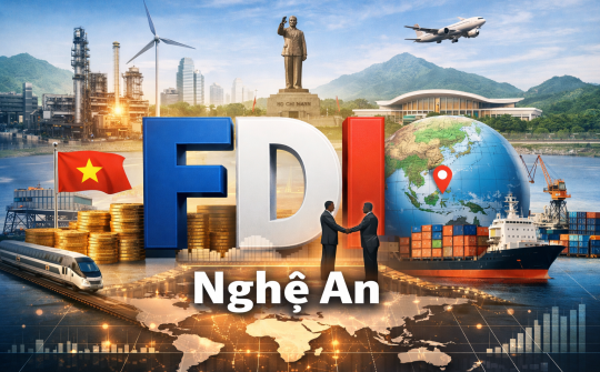 Tái cấu trúc môi trường đầu tư: Giải pháp tháo gỡ điểm nghẽn nhằm thúc đẩy thu hút FDI ở Nghệ An