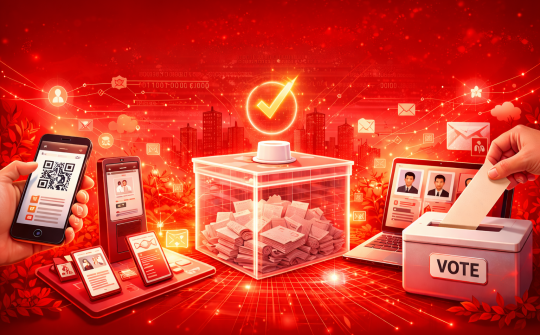 Ứng dụng chuyển đổi số trong tổ chức bầu cử: Nâng cao hiệu quả quản trị và tăng cường khả năng tiếp cận của cử tri