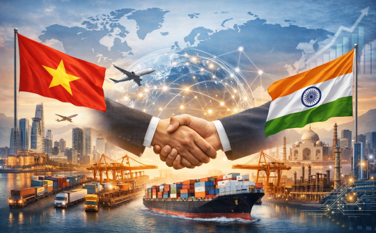 Thúc đẩy động lực mới cho hợp tác kinh tế Việt Nam – Ấn Độ trong bối cảnh tái cấu trúc chuỗi giá trị toàn cầu
