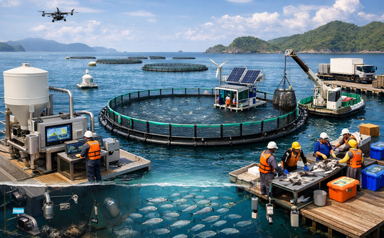 Kiến tạo chuỗi giá trị cho nuôi cá lồng biển bền vững