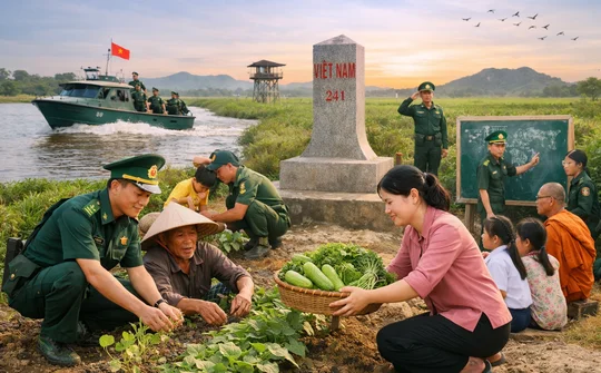 Gắn kết phát triển sinh kế với củng cố thế trận lòng dân: Kinh nghiệm từ Biên phòng Đồng Tháp
