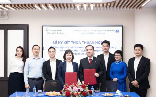 Kết nối FBU – Vietcombank Ba Đình: Thúc đẩy hệ sinh thái đào tạo gắn với thực tiễn ngành tài chính