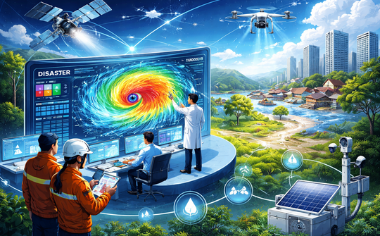 Đẩy mạnh ứng dụng công nghệ hiện đại: Nâng cao năng lực dự báo, chủ động phòng ngừa thiên tai