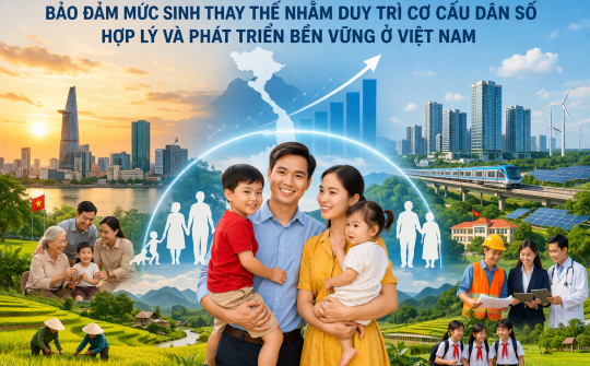 Bảo đảm mức sinh thay thế nhằm duy trì cơ cấu dân số hợp lý và phát triển bền vững ở Việt Nam