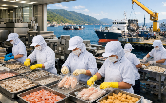 Khánh Hòa thúc đẩy chế biến thủy sản theo hướng hiện đại, gia tăng giá trị và hướng tới xuất khẩu bền vững