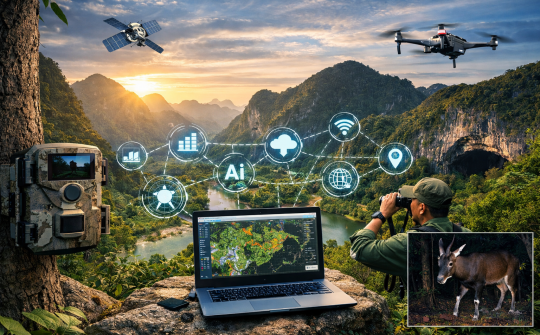 Công nghệ số trong bảo tồn đa dạng sinh học tại Phong Nha – Kẻ Bàng: Hướng đi tất yếu