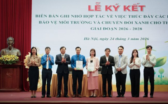 Quỹ Vì tương lai xanh cùng Đoàn Thanh niên Bộ Nông nghiệp & Môi trường chung tay thúc đẩy sáng kiến xanh