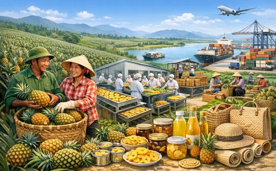 Phát triển chuỗi giá trị từ cây dứa: Đòn bẩy nâng tầm kinh tế hợp tác và nông sản Việt