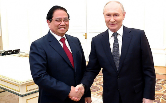 Thủ tướng Phạm Minh Chính thăm Liên bang Nga: Nâng tầm quan hệ đối tác chiến lược toàn diện