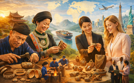 Bảo tồn di sản gắn với phát triển kinh tế sáng tạo: Hành trình tái định vị trang sức đồng thủ công Việt Nam trên thị trường quốc tế