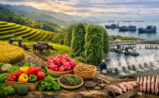 Xuất khẩu nông, lâm, thủy sản quý I/2026: Tăng trưởng trong thế phân hóa và yêu cầu nâng cao chất lượng