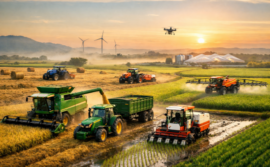 Cơ giới hóa: Động lực then chốt nâng cao giá trị và tái cấu trúc nền nông nghiệp hiện đại