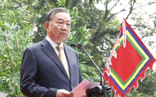 Tổng Bí thư, Chủ tịch nước Tô Lâm gặp gỡ, nói chuyện với bà con tại ĐỀN HÙNG