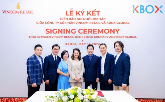 Vincom Retail và K-Box Global kiến tạo không gian mua sắm – giải trí tích hợp phong cách Hàn Quốc