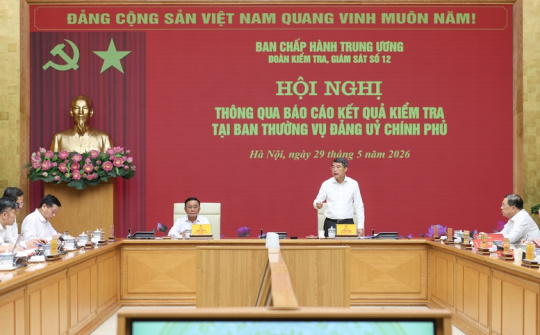 Nâng cao hiệu lực bộ máy và tư duy quản trị kiến tạo tại Đảng ủy Chính phủ