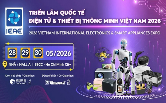 Global electronics brands gather at IEAE Vietnam 2026