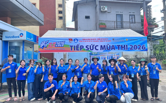 Tuổi trẻ Trường Cao đẳng Thái Nguyên lan tỏa tinh thần “Tiếp sức mùa thi” 2026
