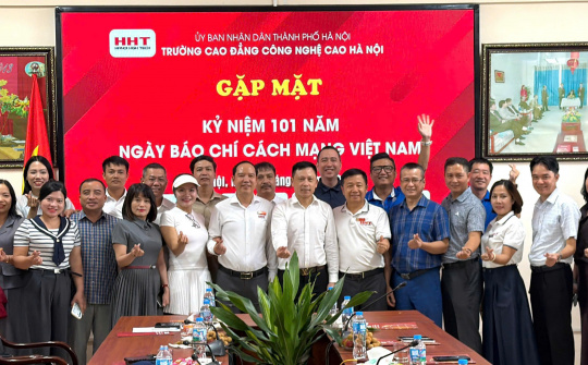 Trường Cao đẳng Công nghệ cao Hà Nội đồng hành cùng báo chí trong lan tỏa giá trị giáo dục nghề nghiệp