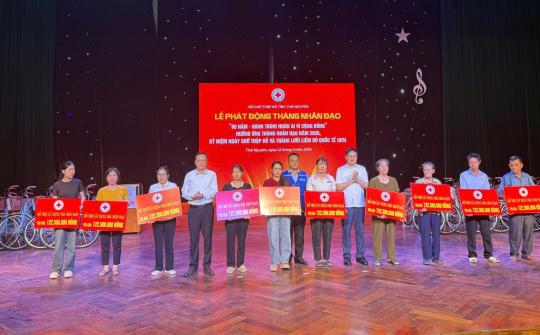 Tháng Nhân đạo 2026 ở Thái Nguyên: Lan tỏa yêu thương, kết nối cộng đồng