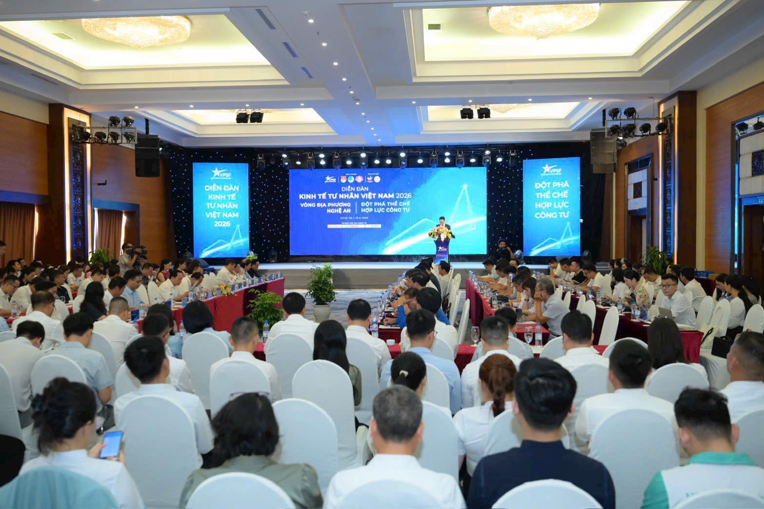Bước chuyển dịch từ Diễn đàn VPSF 2026: Kinh tế tư nhân Nghệ An và sứ mệnh đồng kiến tạo thể chế